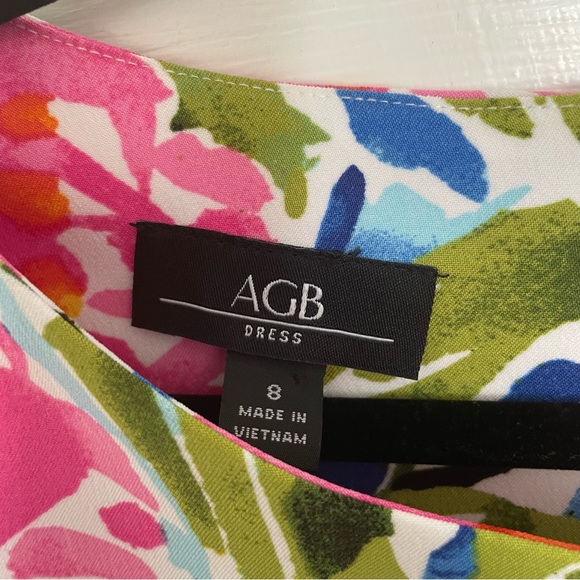 AGB Size 8 Multi Color Shift Sleeveless Dress NWT - Picture 5 of 7